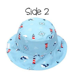 FlapJackKids Reversible Baby & Kids Patterned Sun Hat - Nautical | The Nest Attachment Parenting Hub