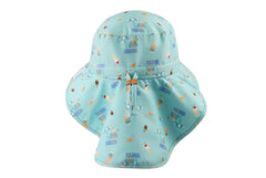 FlapJackKids UPF50 Kids Sun Hat with Neck Cape | The Nest Attachment Parenting Hub