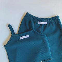 Gav + Icia Lily Co-ords - Teal | The Nest Attachment Parenting Hub