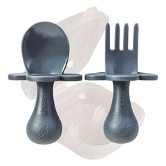 Grabease Ergonomic Utensils with Travel Case | The Nest Attachment Parenting Hub