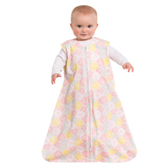 Halo Sleepsack Wearable Blanket – Gray Pink Flowers | The Nest Attachment Parenting Hub
