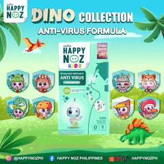 Happy Noz Anti Virus Formula Dino Collection 6pcs | The Nest Attachment Parenting Hub