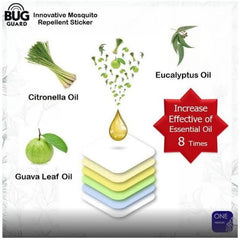 Happy Noz Bug Guard Innovative Mosquito Repellant Sticker 12pcs | The Nest Attachment Parenting Hub