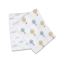 Lulujo Cotton Muslin Blanket (Set of 2)