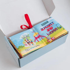 Infantway Huggabooks Early Learning Cloth Book Set | The Nest Attachment Parenting Hub