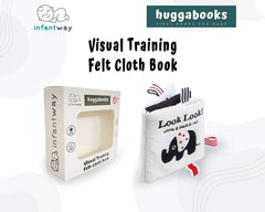 Huggabooks Visual Training Felt Cloth Book | The Nest Attachment Parenting Hub