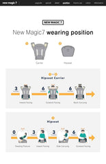 I-Angel Hipseat Carrier - New Magic 7 | The Nest Attachment Parenting Hub