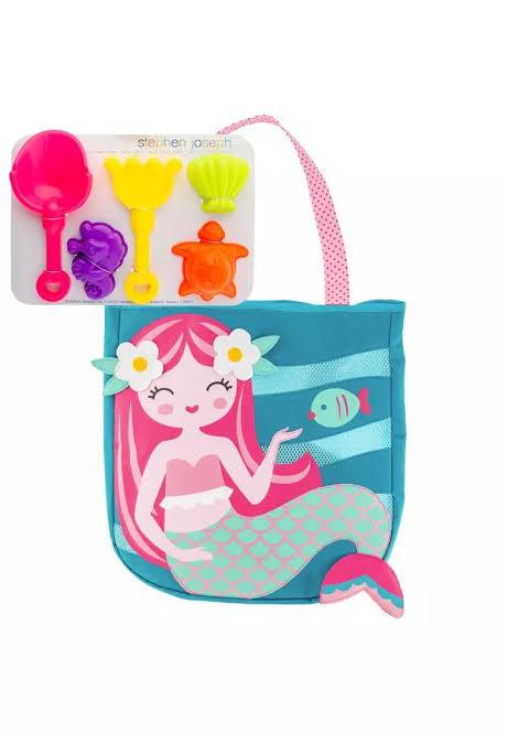 Stephen Joseph Beach Tote with Sand Toys 3yo+ | The Nest Attachment Parenting Hub
