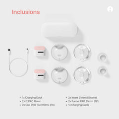 Imani i2 PRO Double Wearable Pump with Dock