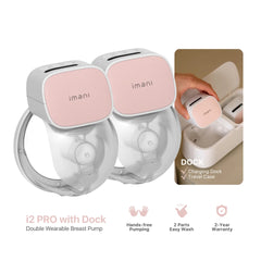 Imani i2 PRO Double Wearable Pump with Dock