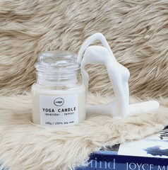 Indigo Home Hand Poured 100% Soy Yoga Candle 100g | The Nest Attachment Parenting Hub