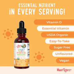 MaryRuth's Infant & Toddler Vitamin D3 Drops 15ml (6-36mo)