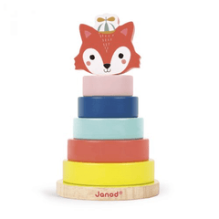 Janod Baby Forest - Fox Stacker (J08014) | The Nest Attachment Parenting Hub