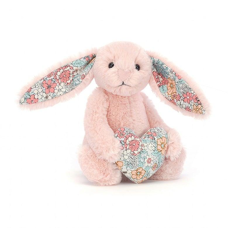Jellycat Blossom Heart Blush Bunny | The Nest Attachment Parenting Hub