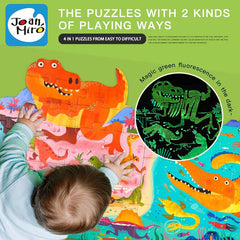 Joan Miro 4 in 1 Dinosaurs Puzzle and Luminous | The Nest Attachment Parenting Hub