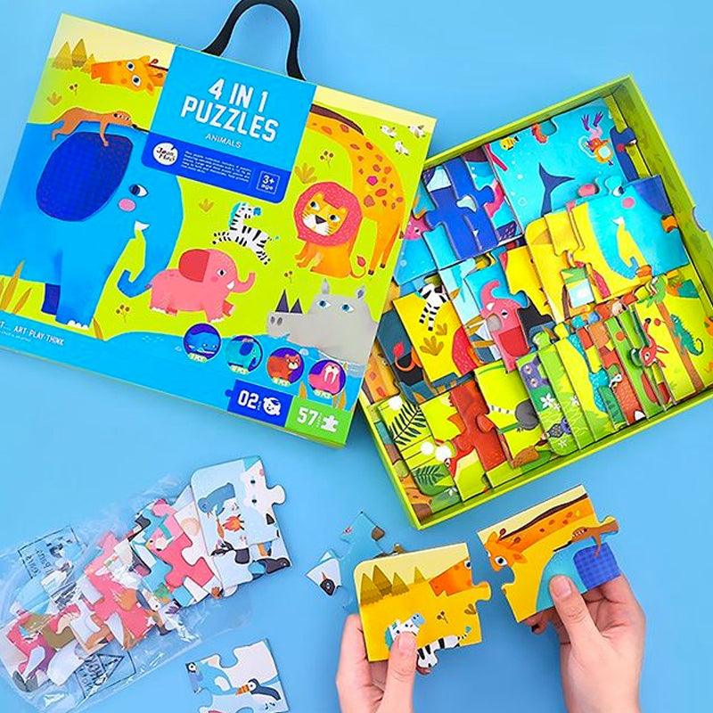 Joan Miro 4 in 1 Puzzles | The Nest Attachment Parenting Hub