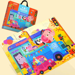 Joan Miro 4 in 1 Puzzles | The Nest Attachment Parenting Hub