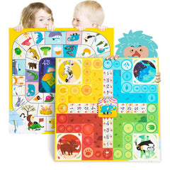 Joan Miro Flying Chess and Monopoly 2 in 1 Set | The Nest Attachment Parenting Hub