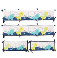 Juju Nursery Dinosaur Land 7 Piece Crib Bedding Set | The Nest Attachment Parenting Hub