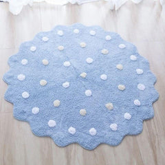 Juju Nursery Dots Cotton Rug Playmat | The Nest Attachment Parenting Hub