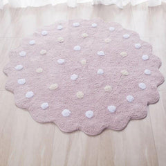 Juju Nursery Dots Cotton Rug Playmat | The Nest Attachment Parenting Hub