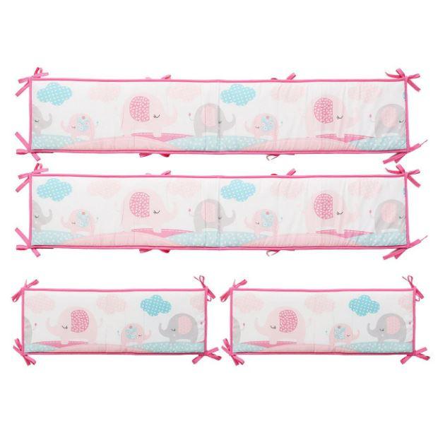 Juju Nursery Spring Elephants 7-Piece Crib Bedding Set | The Nest Attachment Parenting Hub