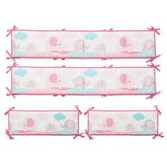Juju Nursery Spring Elephants 7-Piece Crib Bedding Set | The Nest Attachment Parenting Hub