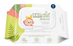 K-Mom First Wet Wipes All Purpose Surfaces Wipes 40s | The Nest Attachment Parenting Hub