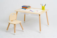 Kiddie Station Alexa Double Sensory Table w/ Chair TL-TC305 | The Nest Attachment Parenting Hub