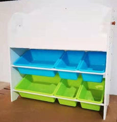 Kiddie Station Cary Book Shelf & 2 Layer Toy Storage 920A | The Nest Attachment Parenting Hub