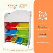 Kiddie Station Cary Book Shelf & 3 Layer Toy Storage 920B | The Nest Attachment Parenting Hub