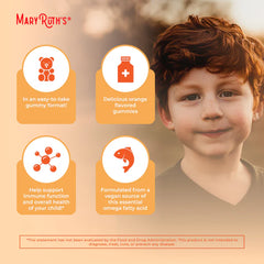 MaryRuth's Vegan Kids Omega-3 Gummies 2y+