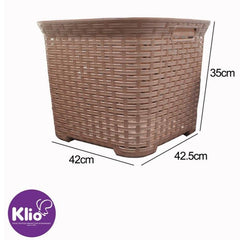 Klio Laundry Basket BN Weave Short KL-H001-R | The Nest Attachment Parenting Hub