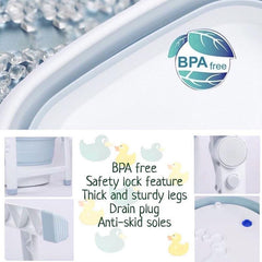 Knicknacks Baby Collapsible Wash & Play Bath Tub | The Nest Attachment Parenting Hub