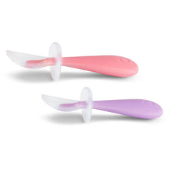 Munchkin Gentle Scoop Silicone Training Spoons 2-pack 6m+
