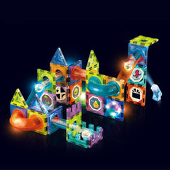 Little Fat Hugs Light Magnetic Blocks 75pcs 4+ | The Nest Attachment Parenting Hub