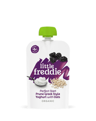 Little Freddie Organic Puree - Perfect Start Prune Greek Style Yoghurt With Oats | The Nest Attachment Parenting Hub