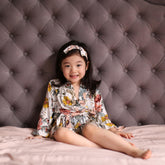 Little K Bamboo Mini Me Robe Autumn Florals | The Nest Attachment Parenting Hub