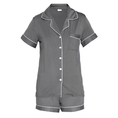 Little K Bamboo Shorties Dark Grey | The Nest Attachment Parenting Hub