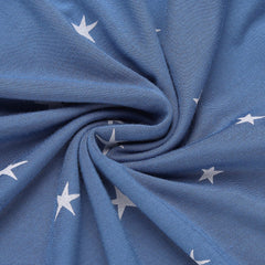 Little K Bamboo Shorties Lake Blue with Stars | The Nest Attachment Parenting Hub