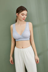 Little K Crossover Sleep Bra Green | The Nest Attachment Parenting Hub