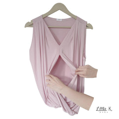 Little K Kate Nursing Blouse Mauve | The Nest Attachment Parenting Hub