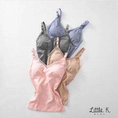 Little K Seamless Nursing Tank Baby Pink | The Nest Attachment Parenting Hub