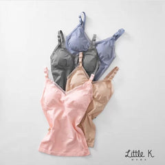 Little K Seamless Nursing Tank Dark Grey | The Nest Attachment Parenting Hub