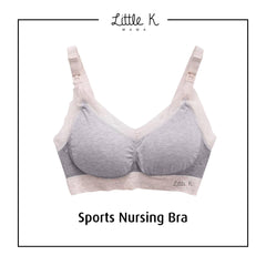 Little K Sports Nursing Bra Blue | The Nest Attachment Parenting Hub