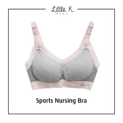 Little K Sports Nursing Bra Blue | The Nest Attachment Parenting Hub