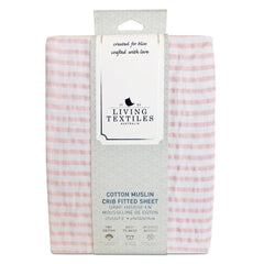 Living Textiles Crib Fitted Sheet | The Nest Attachment Parenting Hub