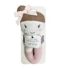 Living Textiles Knitted Rattle | The Nest Attachment Parenting Hub