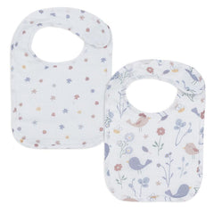 Living Textiles Muslin Bibs (2 pack) | The Nest Attachment Parenting Hub