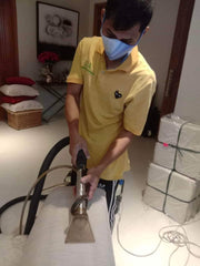 LRA Cleaning Services Sofa Shampoo w/ Steam | The Nest Attachment Parenting Hub